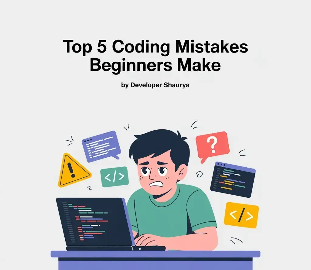 Top 5 coding mistakes beginners make