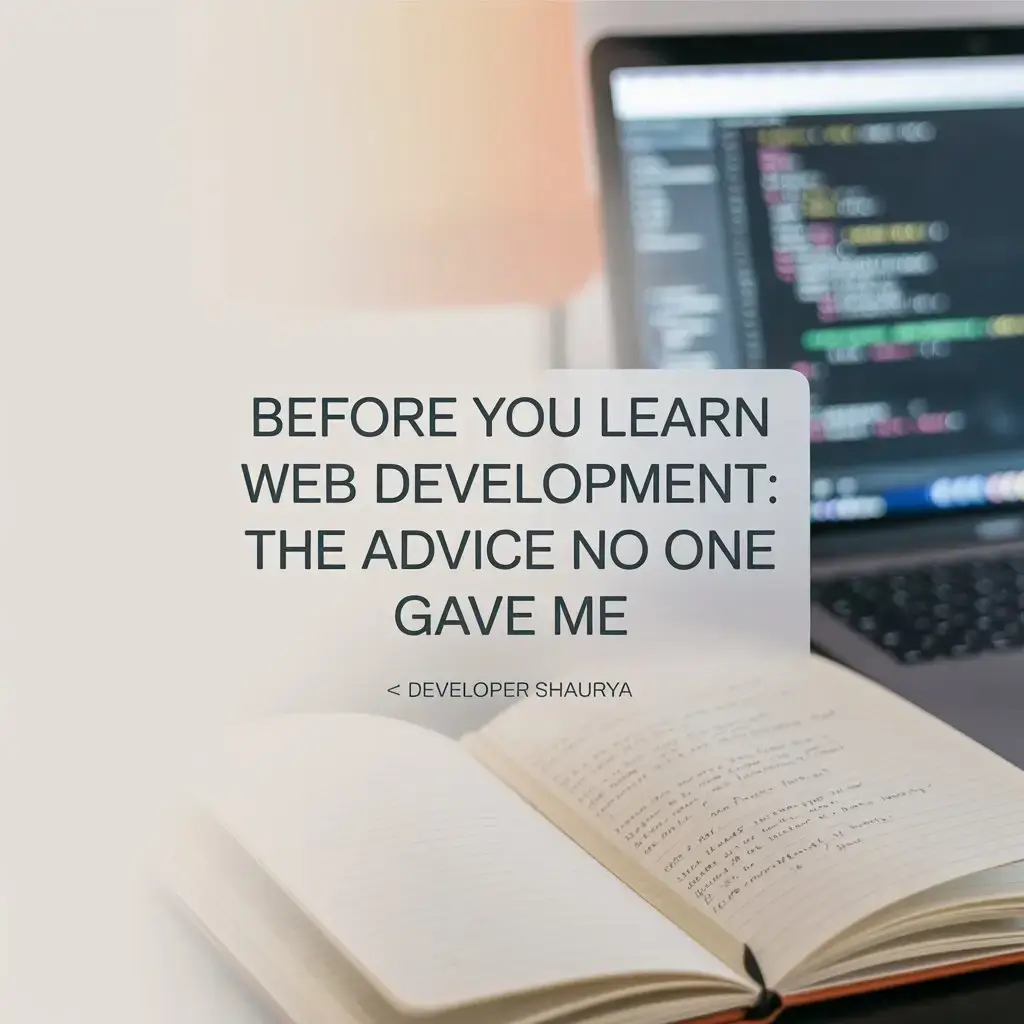 Know this before you learn web development