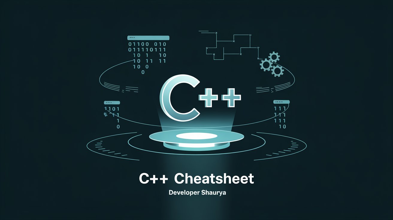 complete C++ cheatsheet