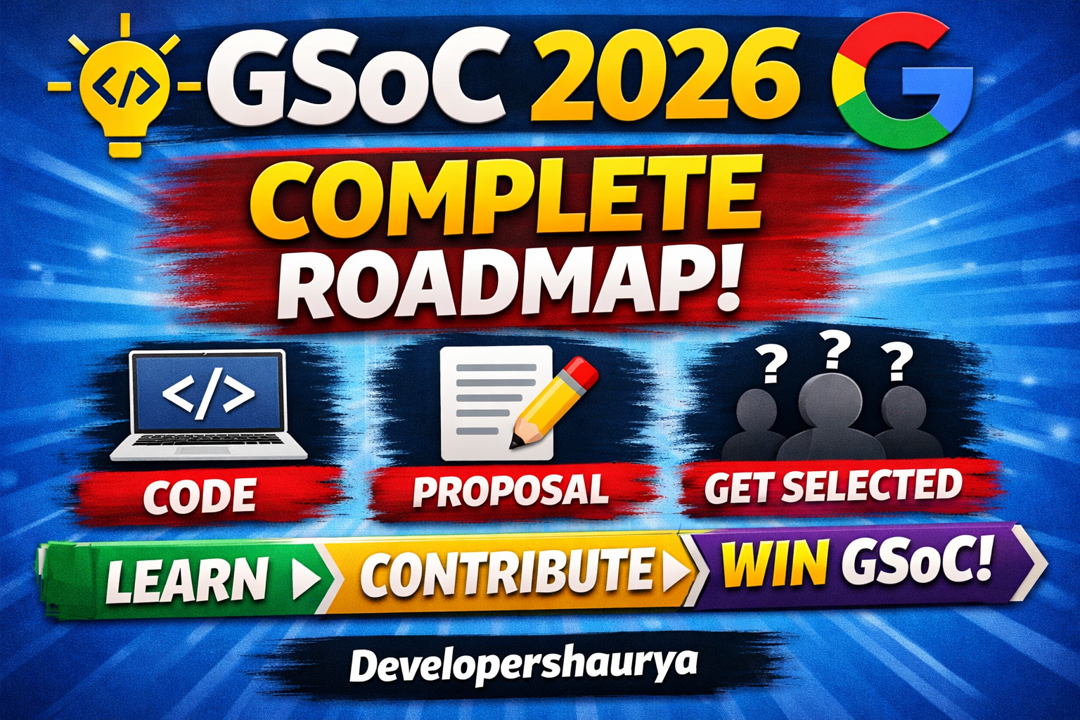 Complete Guide to Cracking GSoC 2026 (Step-by-Step Roadmap)
